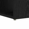 Desk with Shelf Black Oak Effect 108 x 55 x 103.5 cm