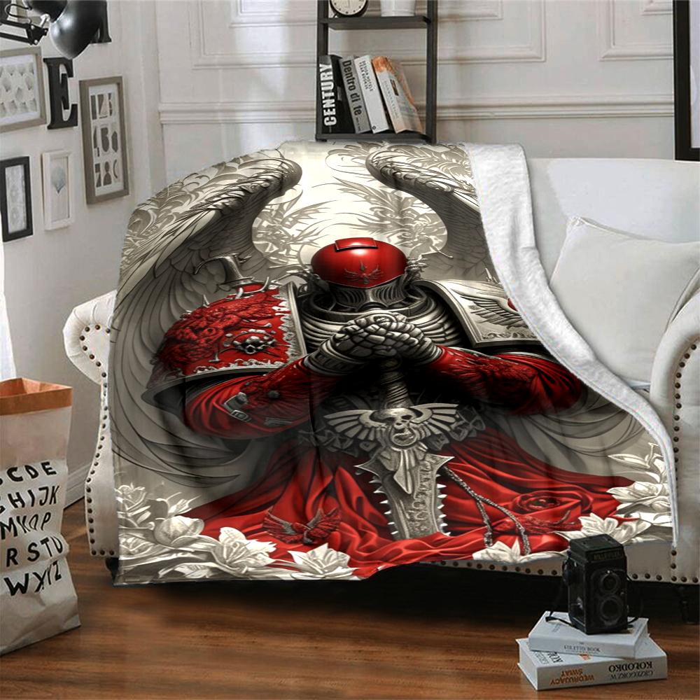 Warhammer 40k Theme Printed Blanket - Perfect for Couch, Bed, Travel & Outdoor Use | Machine Washable, Cozy & Durable.