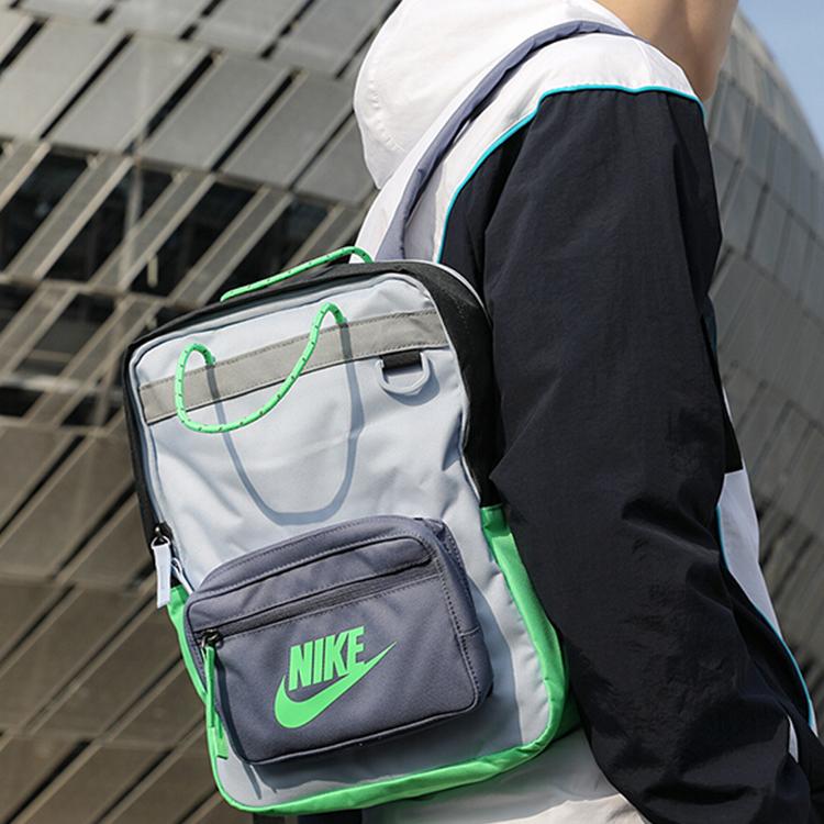 Nike Multicolor Polyester Handbag, Backpack, Kids' Bag Regular Unisex Light Blue Haze Blue BA5927-407