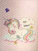 Children's Bedroom Rug 80x150 Cm Polyester Unicorn Sweet