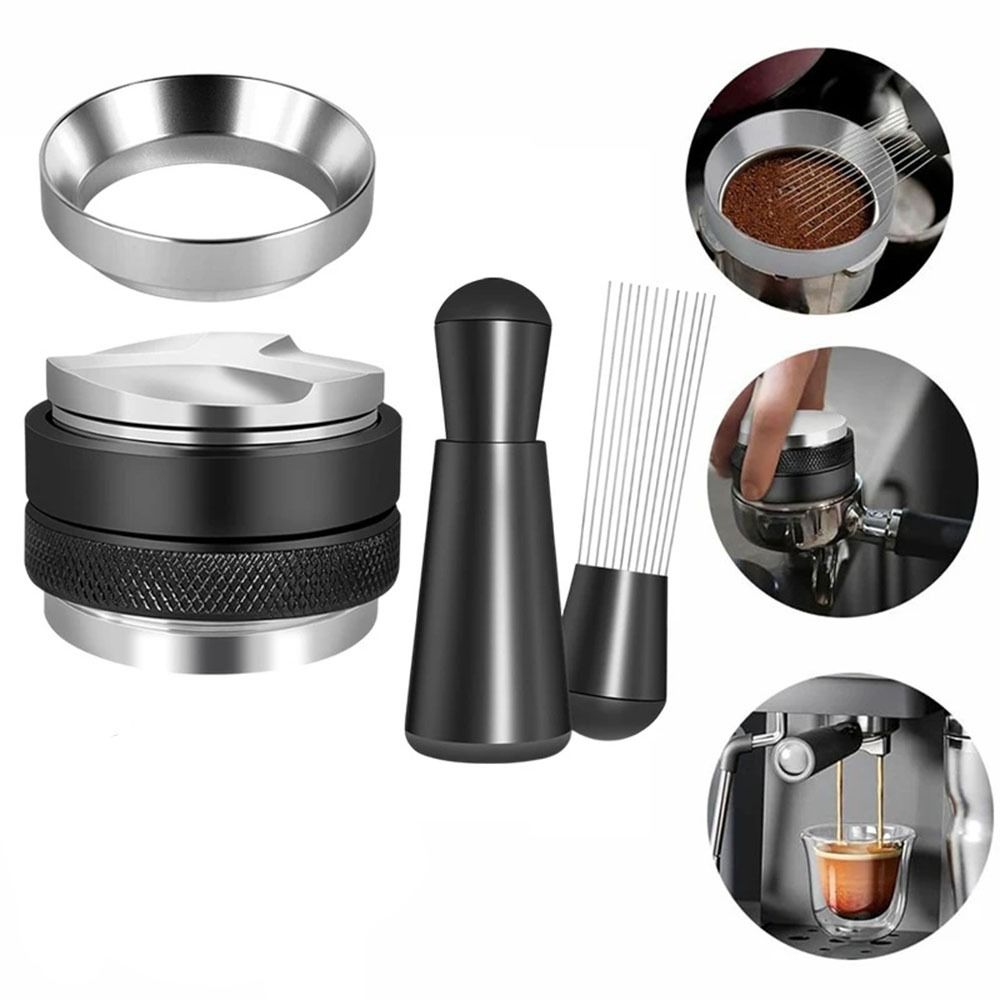Stainless Steel Base Coffee Tamper 51/53/58 MM Coffee Powder Press Tamper Leveler  Coffee Brewing