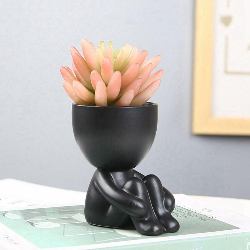 Ceramic Vase Succulent Plant Pot Table Decoration Plant Pot Flower Pot Home Decor Garden Supplies