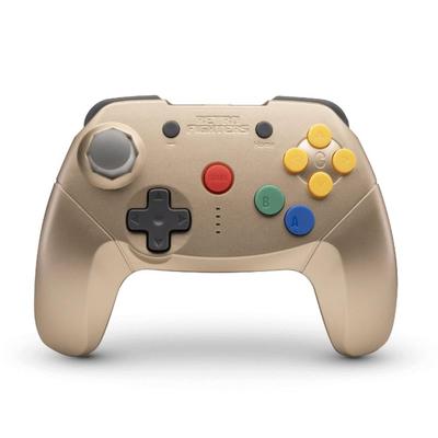 RETRO FIGHTERS Brawler64 Bluetooth Беспроводной контроллер N64 Совместим с Switch Online и разработан для N64 Особенности Режим Pro Controller Проводной Золотой