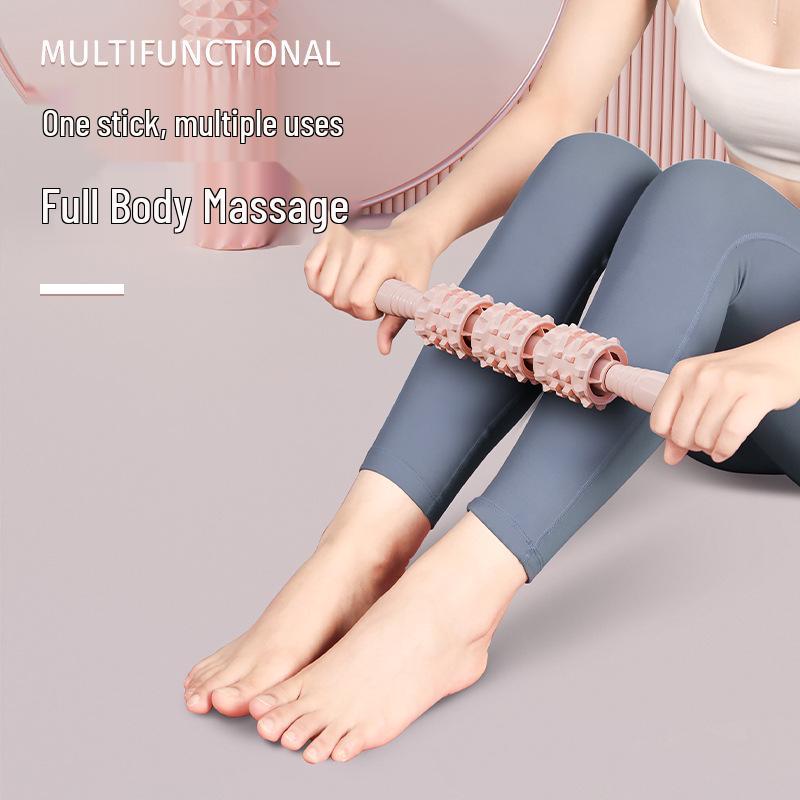 SanFan Yoga Foam Roller Set: Muscle Relaxation, Slim Calves, Wolf Tooth & Fascia Ball Massage Rollers.