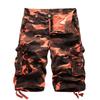 2025 Summer Men's Loose Casual Five-Pocket Work Pants Camouflage Shorts