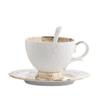 Exquisite Tea Cup Set Luxury Milk Cups Kitchenware Latte Flower Tea Water Cup  Hotel