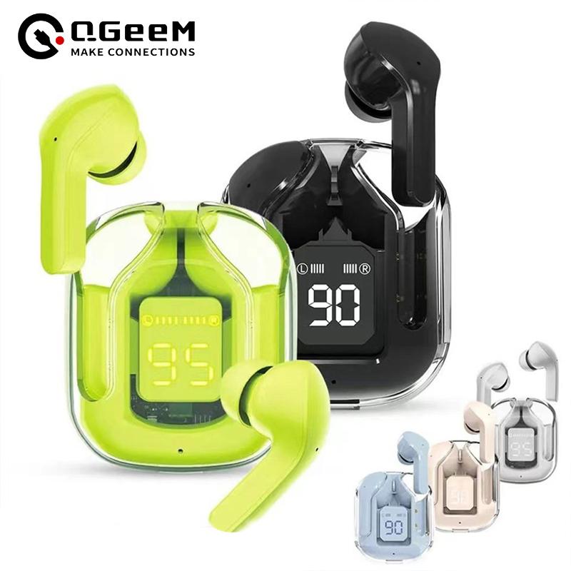 Оригинальные беспроводные наушники Air31 TWS Bluetooth, прозрачные наушники HIFI, светодиодный дисплей, цифровой стереозвук