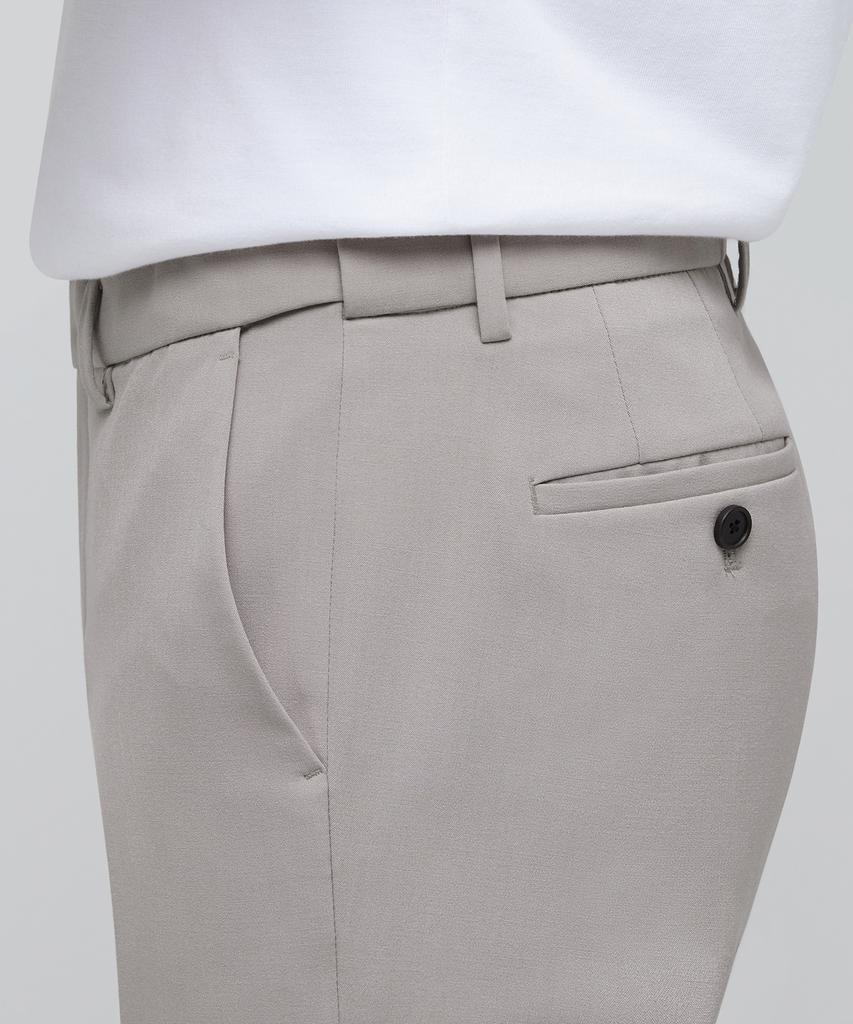 MUSINSA STANDARD Lightweight Tapered Hidden Elastic Waist Length Slacks [Light Beige]