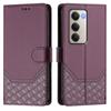 Кожаный чехол-книжка с сотовым рисунком для Xiaomi Redmi 15 Redmi 15C 4G 5G, с отделениями для карт, подставкой, защитный чехол-оболочка Funda