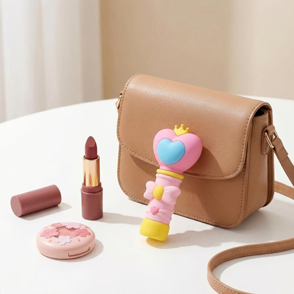 Portable Refillable Spray Bottle 5ml Heart Shaped Magic Wand Atomizer Mini Makeup Water Spray Travel Essential Cute Sub-bottling