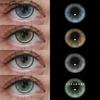 Цветные контактные линзы Удобные натуральные коричневые контактные линзы Синие линзы для макияжа глаз Зеленые цветные контактные линзы для макияжа 1 пара