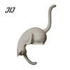 Cute Home Organization Cat Hook with Lantern, 3D Printed LED Light Decorative Handmade Wall Hanger Hook, Creative Shelf for Bookshelf Desk And