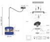 Modern ceiling lamp, chandelier, lampshade