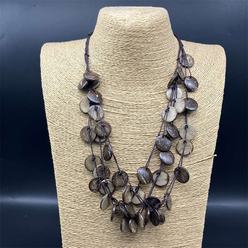 Bohemian Beach Necklace Necklace fashion Anti-Allergy Ornament Retro style