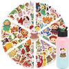 60Pcs Fruit Critter Animal Stickers Waterproof Vinyl Decals Diy Laptops Water Bottles Phones Decorative Stickers Toy