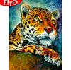 Full Square Diamond Embroidery Leopard Diamond Painting Cross Stitch Animal Rhinestone Picture