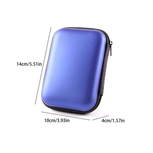 QUHSSHIK Waterproof Card Holder Game Case for Playing Cards, Royal Blue