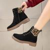 2024 Новые Ботинки Ботильоны Замшевые Женские Плоские Платформы Короткие Ботинки Женская Обувь Модные Осенние Зимние Женские Ботинки Botas Mujer