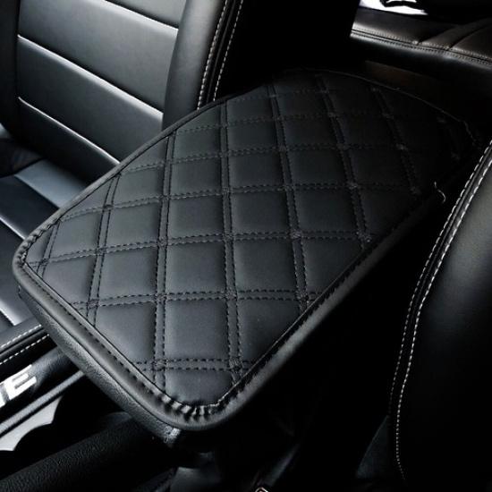 Auto Car Accessories Armrest Cover Pad Center Console Box PU Leather Cushion Mat