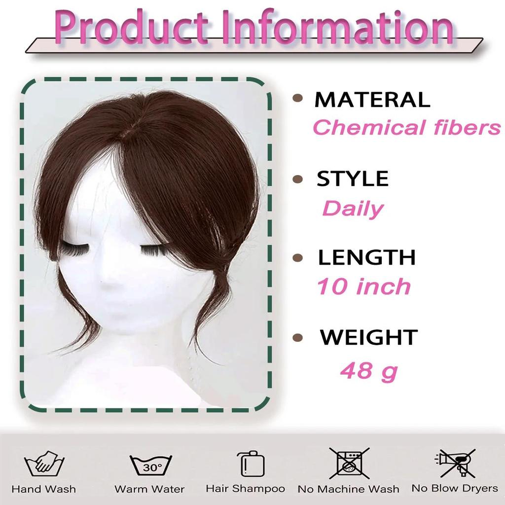 Парик пони, драконьи усы с высоким черепом, пони, закрывающий седые волосы, пушистая нашивка для увеличения волос