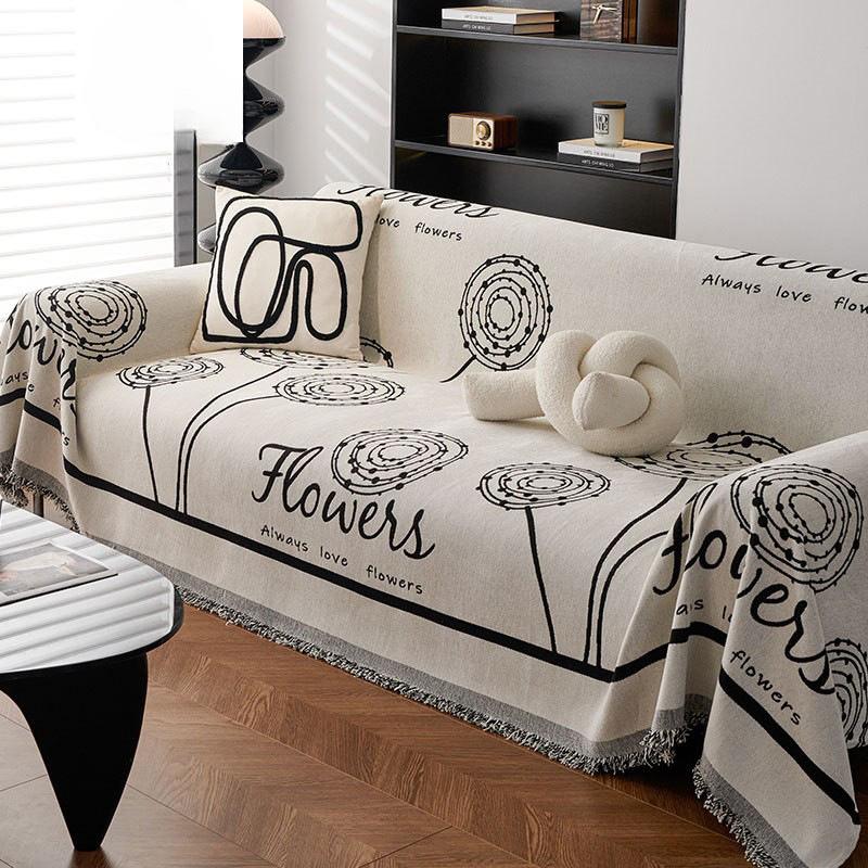 Полотенце для дивана синель Four Seasons, универсальная легкая роскошная высококачественная нецарапающаяся универсальная универсальная подушка для дивана с полным покрытием