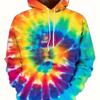3D Tie-dye Hoodie - Ultra-Soft Autumn/Winter Sweatshirt Cool Pattern Hood Outdoor Sports Casual Wear