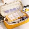 Big Pencil Case Large Capacity Pen Pouches Portable Pen Organiser Storage Bag Travel Makeup Pouches for Student Teen