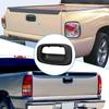 For Chevrolet Silverado 1500 1999 2000-2006 Car Rear Tailgate Handle Bezel Trim 15228539 Auto Rear Exterior Black Plastic Parts