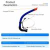 Semi-Dry Top Front Snorkel Silicone Mouthpiece Snorkeling Snorkel Swimming Snorkel  Swim Training