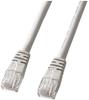 Sanwa Supply Enhanced Category 5 Stranded LAN Cable 2m Light Gray KB-T5Y-02N