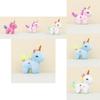 Adorable Unicorn Plush Keychain Cute Stuffed Animal Wedding Gift Bag Charm