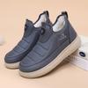 Men's Winter Warm Snow Boots Casual Non-Slip Waterproof Short Bootie With Faux Fur Lined Outdoor Walking Shoes Loafers Lightweight Sneakers for Men