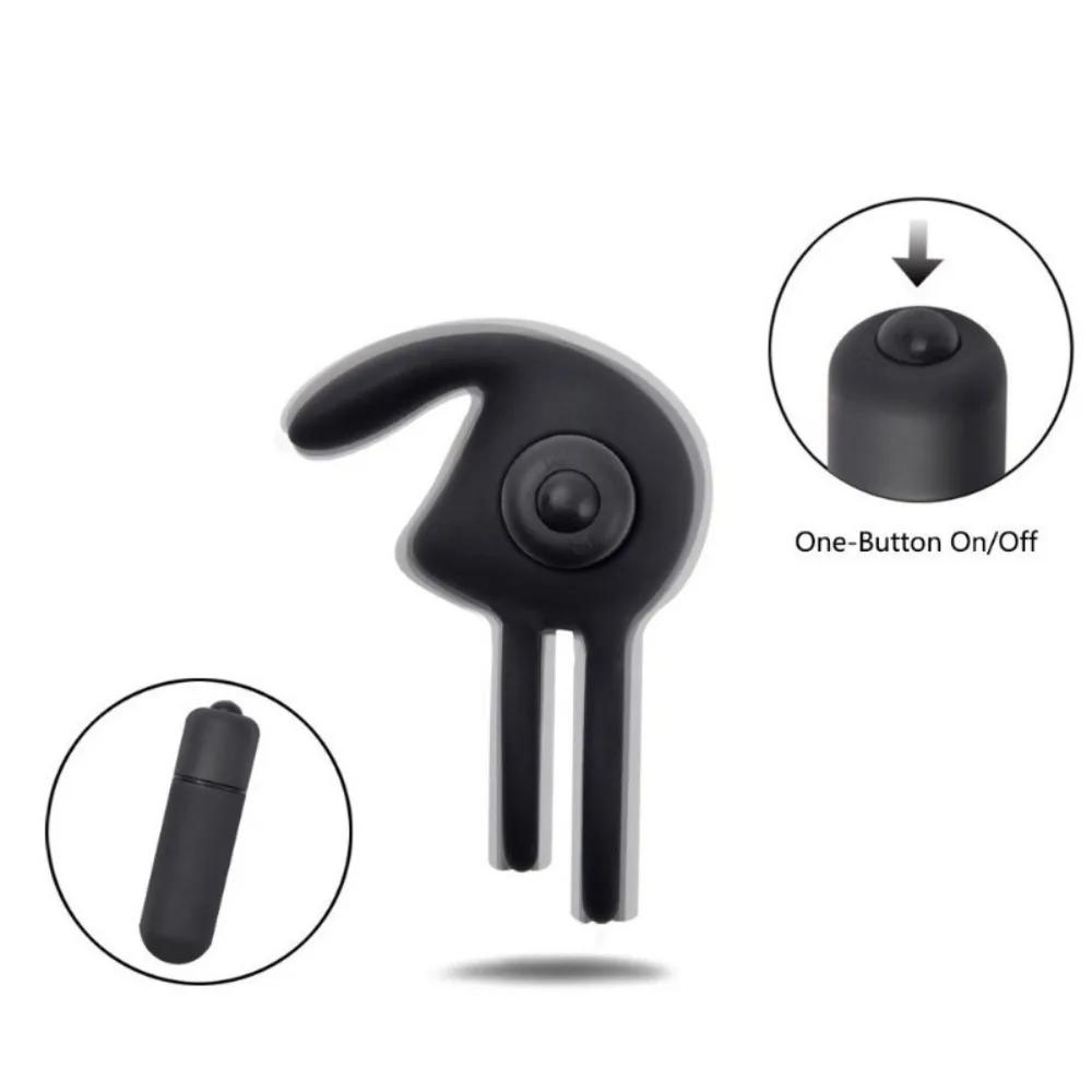 Кольцо на пенис Секс-игрушка Кольцо для члена Вибрирующее Мужское кольцо Вибратор для пар Женщин Клетка целомудрия Стимулятор клитора Товары для взрослых