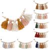 Tassel Garland Wear-resistant Wide Application Lightweight Chic Boho Style Pom for Children Room