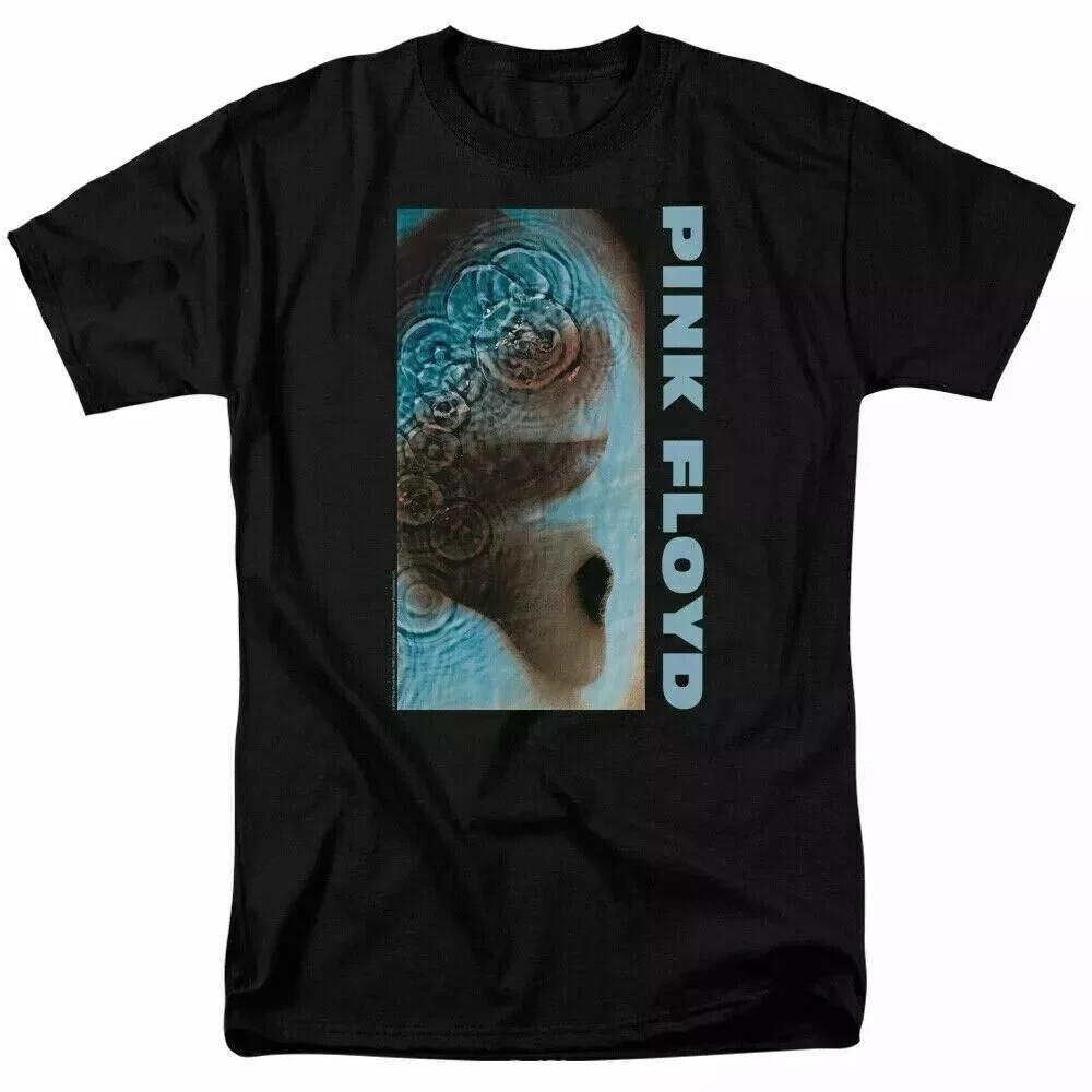 Футболка Pink Floyd Meddle, Тяжелая черная хлопковая футболка, Графическая футболка, Размеры от S до 4XL, Унисекс футболка