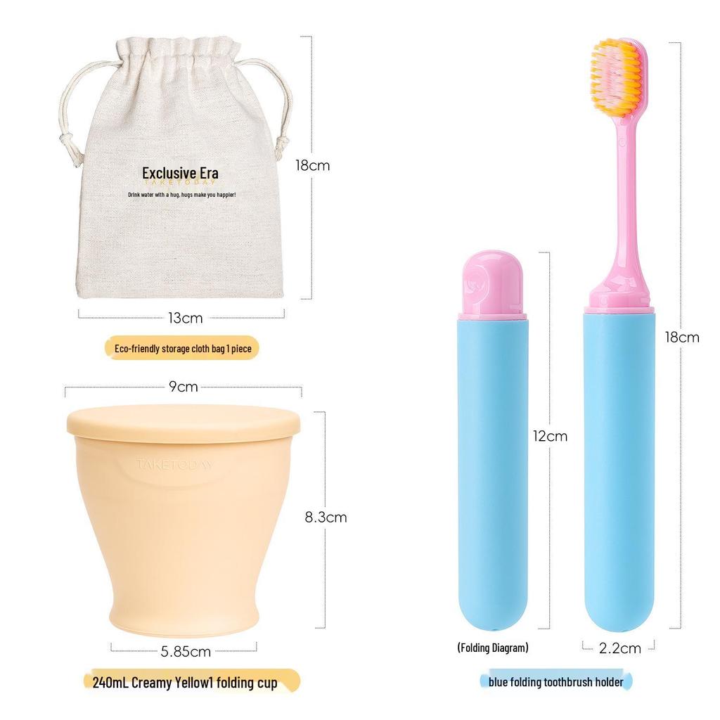 Эксклюзивная портативная силиконовая складная дорожная кружка Era