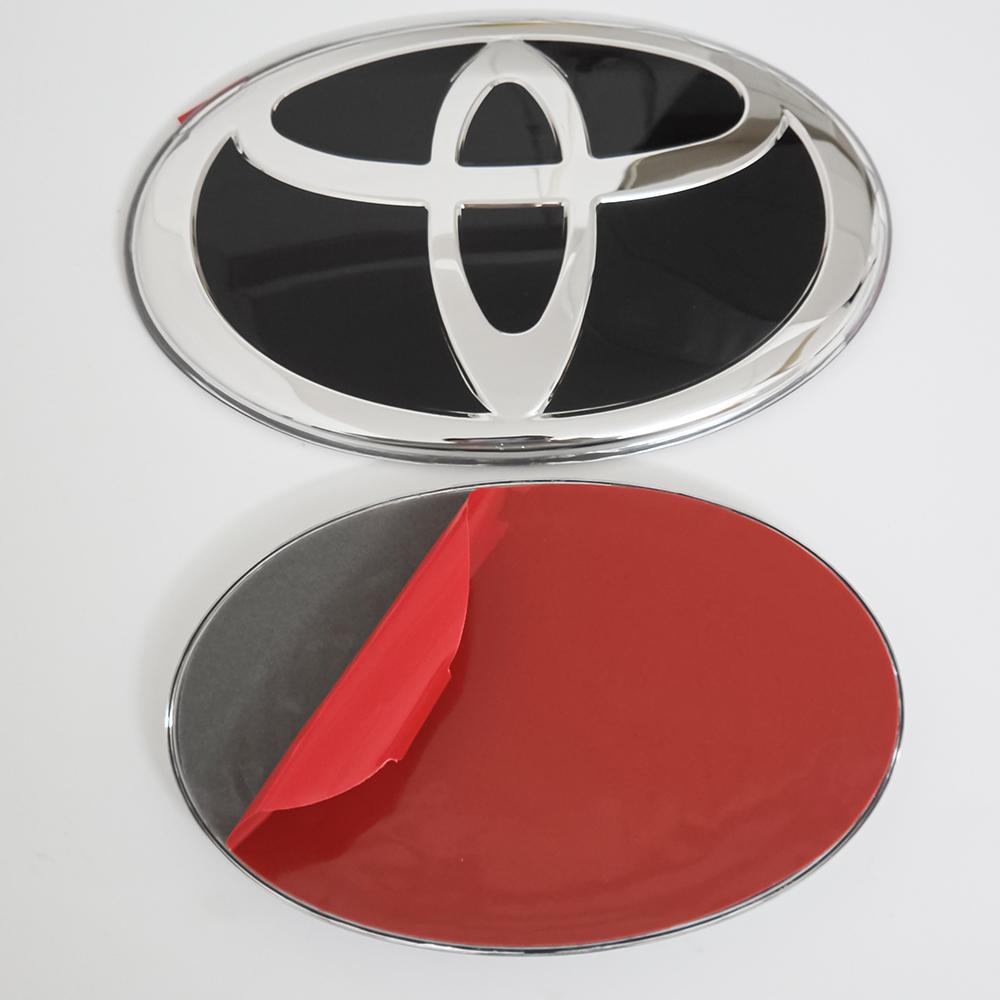 Car Front Grille Crystal Self-adhesive Badge for Toyota RAV4 Camry Corolla Hilux Highlander Sienna Yaris Prius C-HR Trunk Emblem CWD1