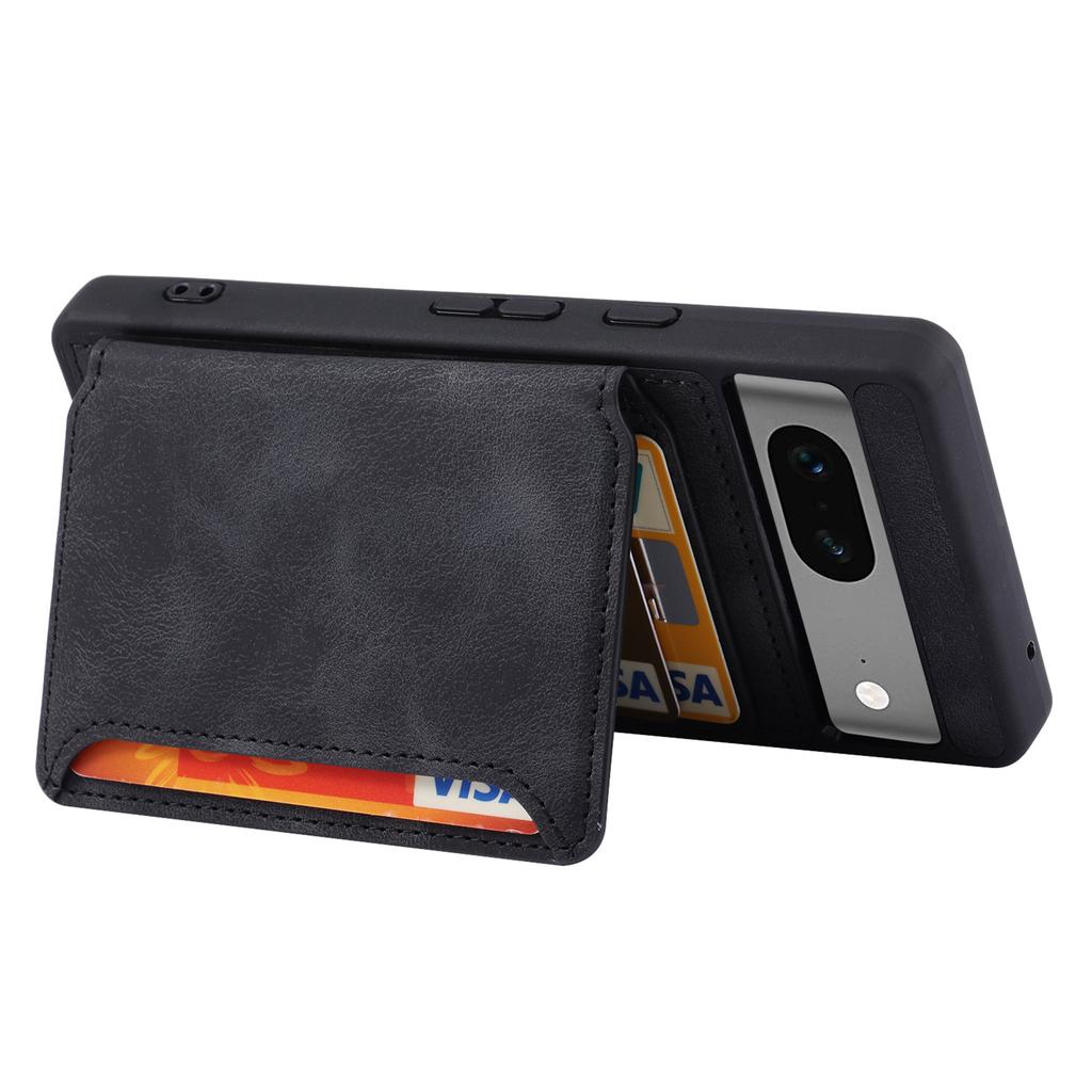 Для Google Pixel 6a Кожаное Покрытие TPU Чехол для Телефона Блокировка RFID Кошелек Чехол-Подставка для Телефона