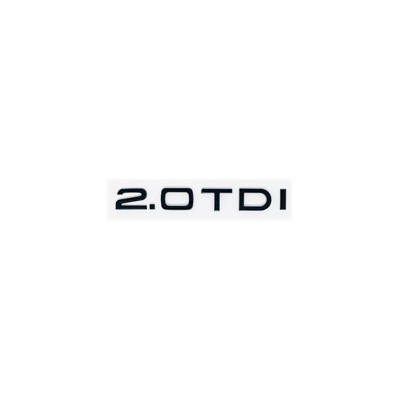 1Pc 3D ABS 2.0TDI/3.0TDI Displacement Badge Sticker - for A1/A3/A4/A5/A6/A7/A8/Q2/Q3/Q5/Q7 Trunk