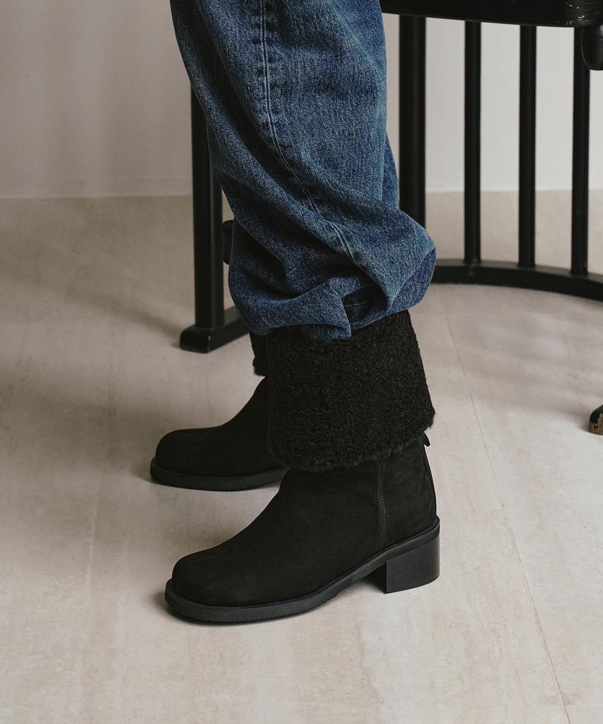 Twvp Mono Shearing Middle Boots (2 Colors) Mono Shearing Middle Boots 23F32