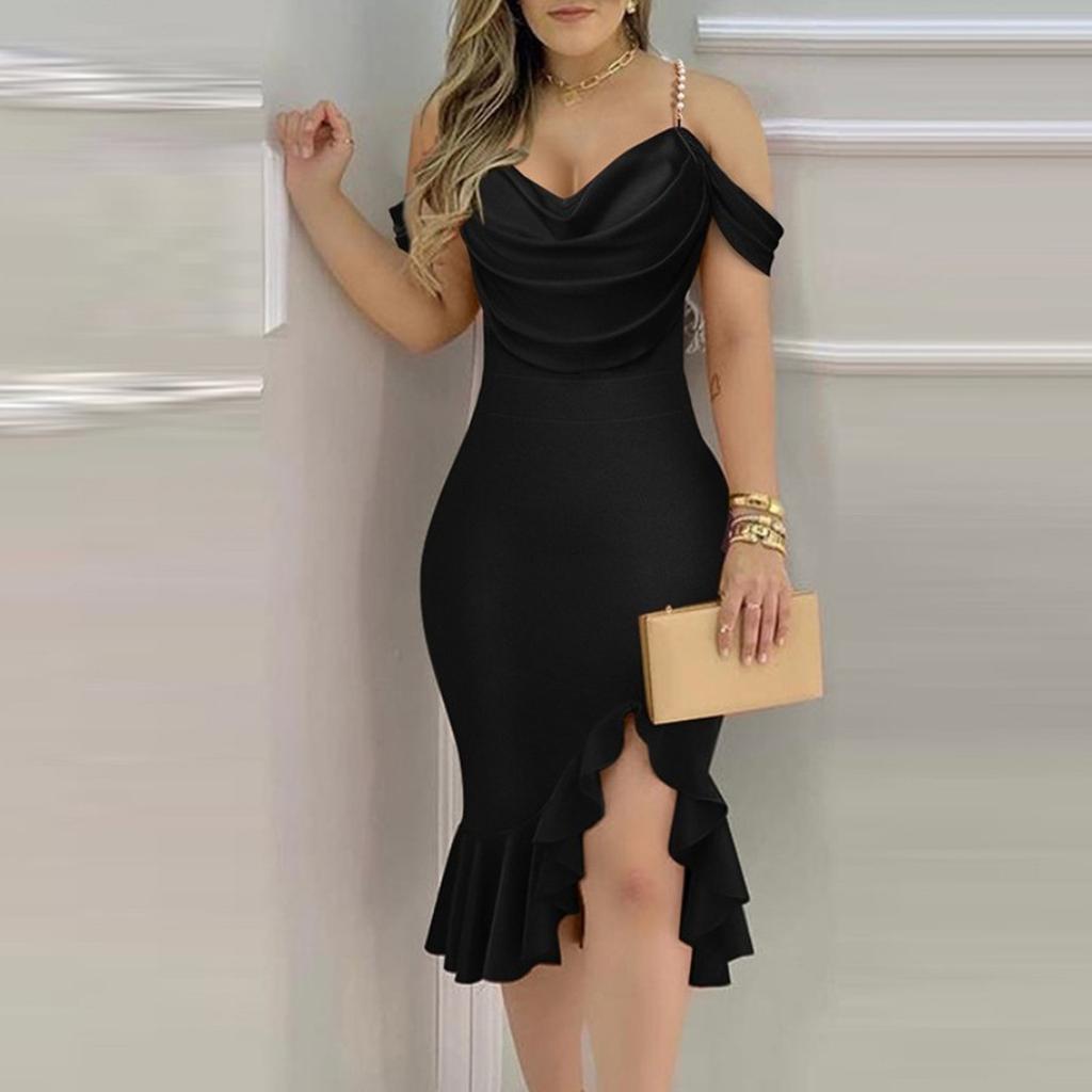 Женский повседневный сарафан длиной до колена, модное удобное платье