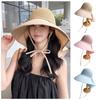 Элегантная шляпа от солнца с широкими полями, складная, широкополая, для отдыха, защита от солнца, солнцезащитные аксессуары