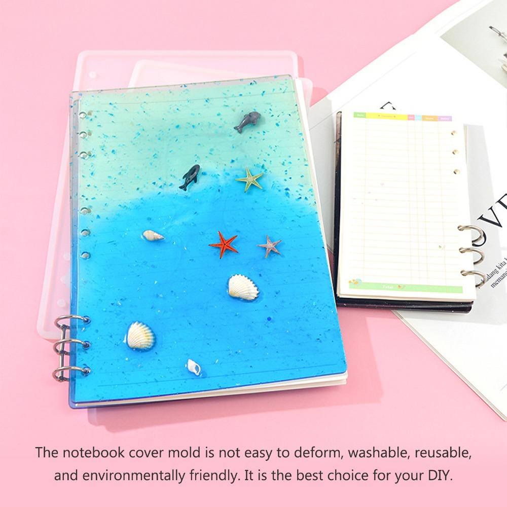 Resin Casting Notebook Cover Mold Soft Silicone Notebook Resin Mold Notebook Mold  DIY Notebook