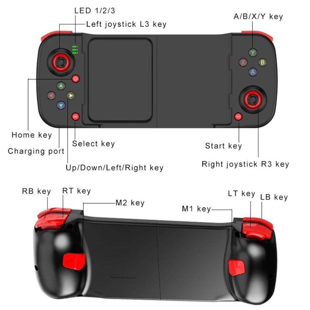 Android Mobile Phone Controller BT 5.0 Game Controller Support New D3 Gamepad