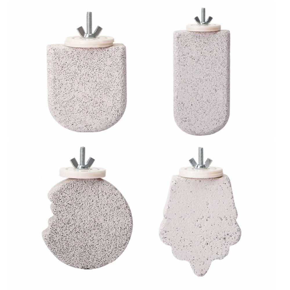 Pumice Bird Perch Stand Claw Grinding Bird Resting Platform Sturdy Parrot Stand Board Lovebirds