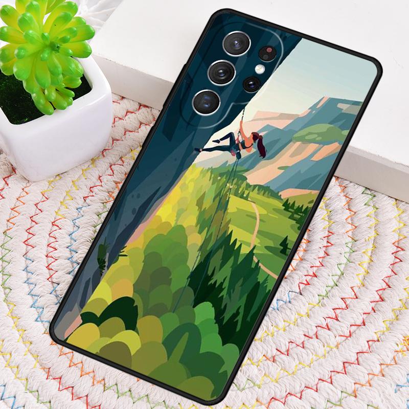 Силиконовый чехол для телефона с изображением скалолазания для Samsung Galaxy note 10 pro S26 S25 S24 S23 S22 S21 Plus S25Ultra Capa Cover