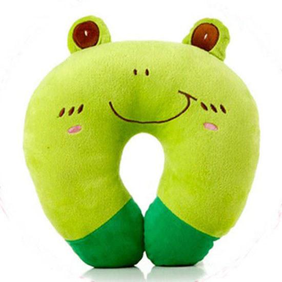 Black Cat Pig Strawberry Ushaped Pillow With Crystal Velvet Cover For Adults And Travel