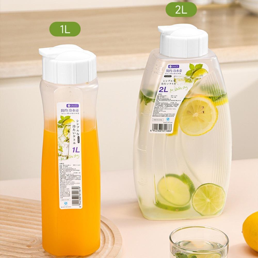 Leak-Proof Cold Drink Pitcher 1/2L Fruit Teapot Minimalist Japanese-style Cold Water Kettle Juice