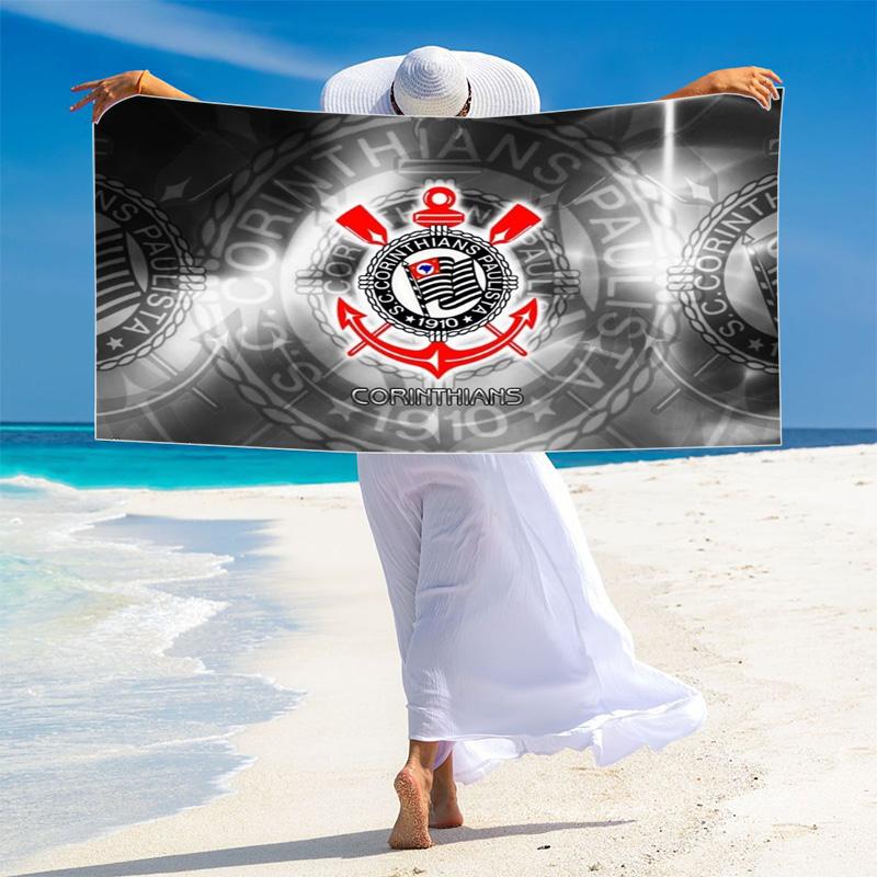 Corinthians Print Beach Towel, Large Soft Quick Dry Towel for Beach Camping Swimming