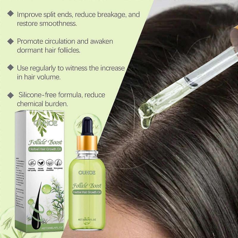 Ouhoe Herbal Hair Care Essential Oil Moisture Replenishment Repair Hair Soft Styling Cream